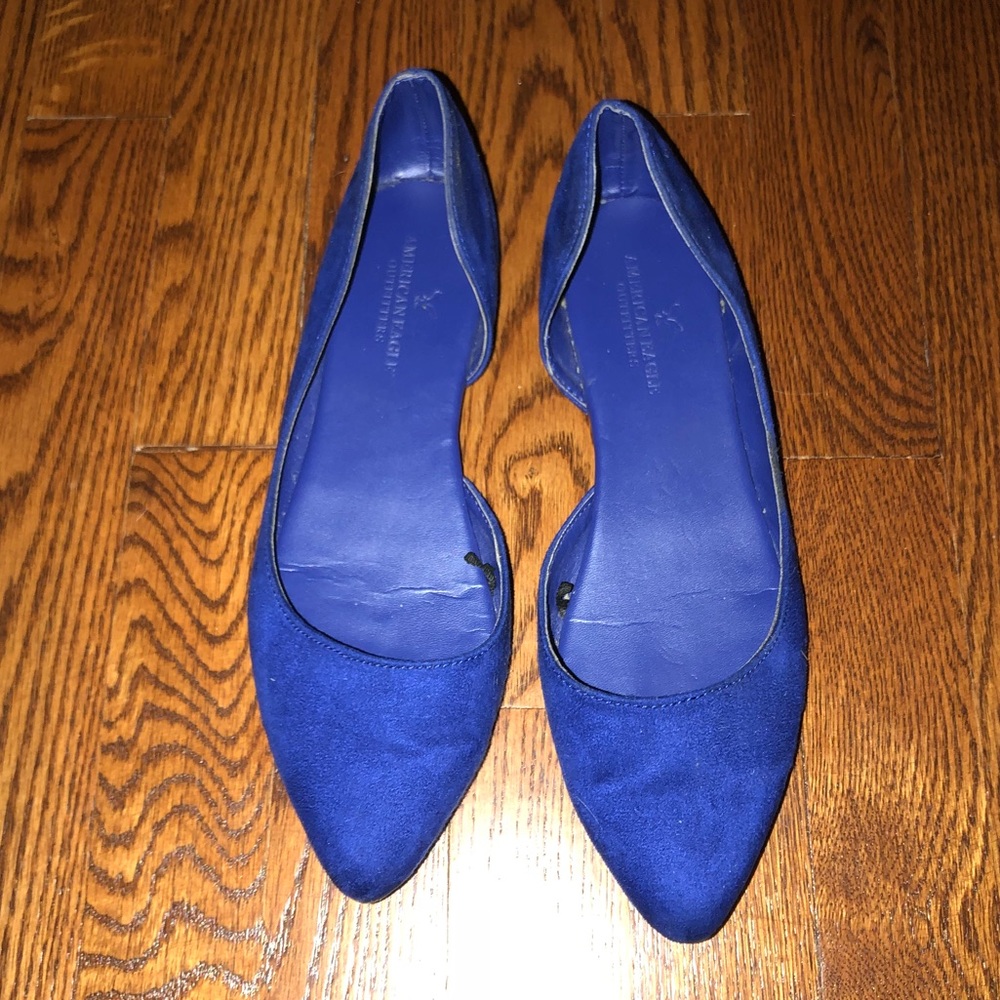 Sold* American Eagle Royal Blue Flats